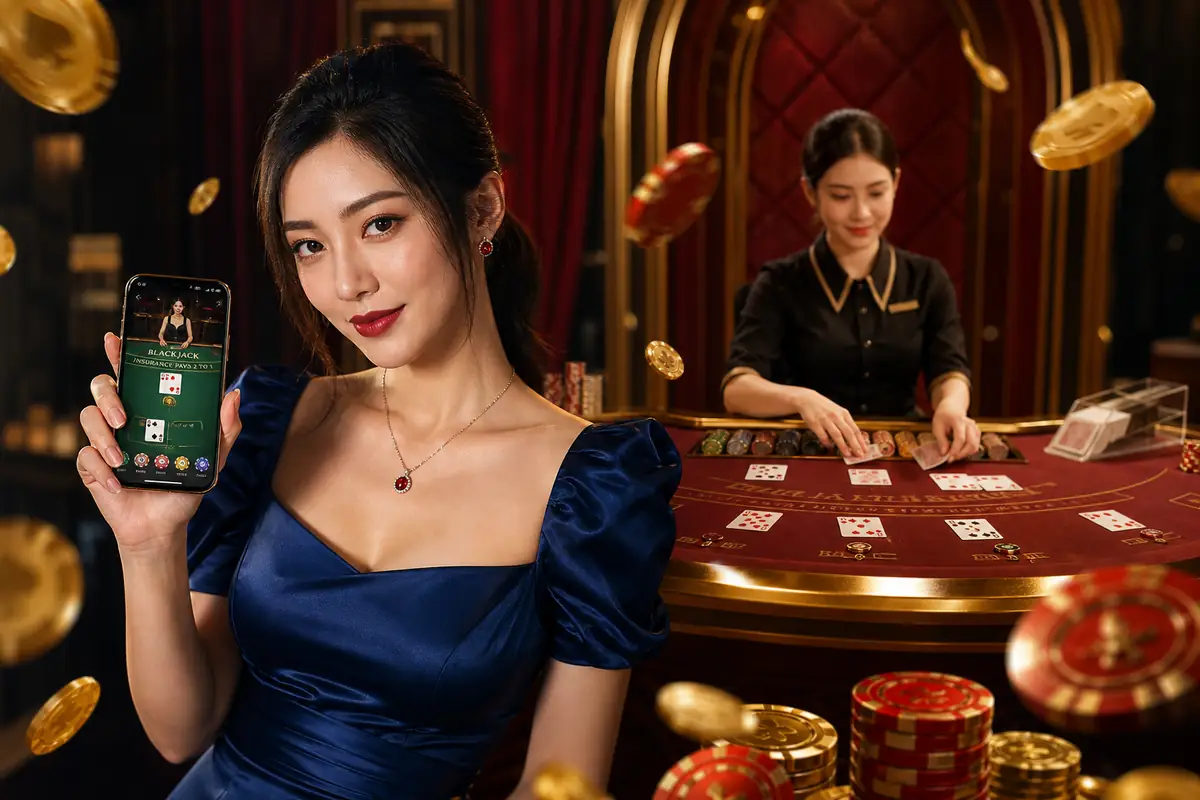 seebet live dealer blackjack diler sebenar